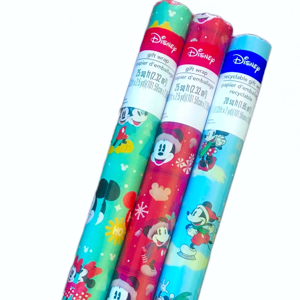 DISNEY CHRISTMAS WRAPPING PAPER BUNDLE - Picture 2 of 2